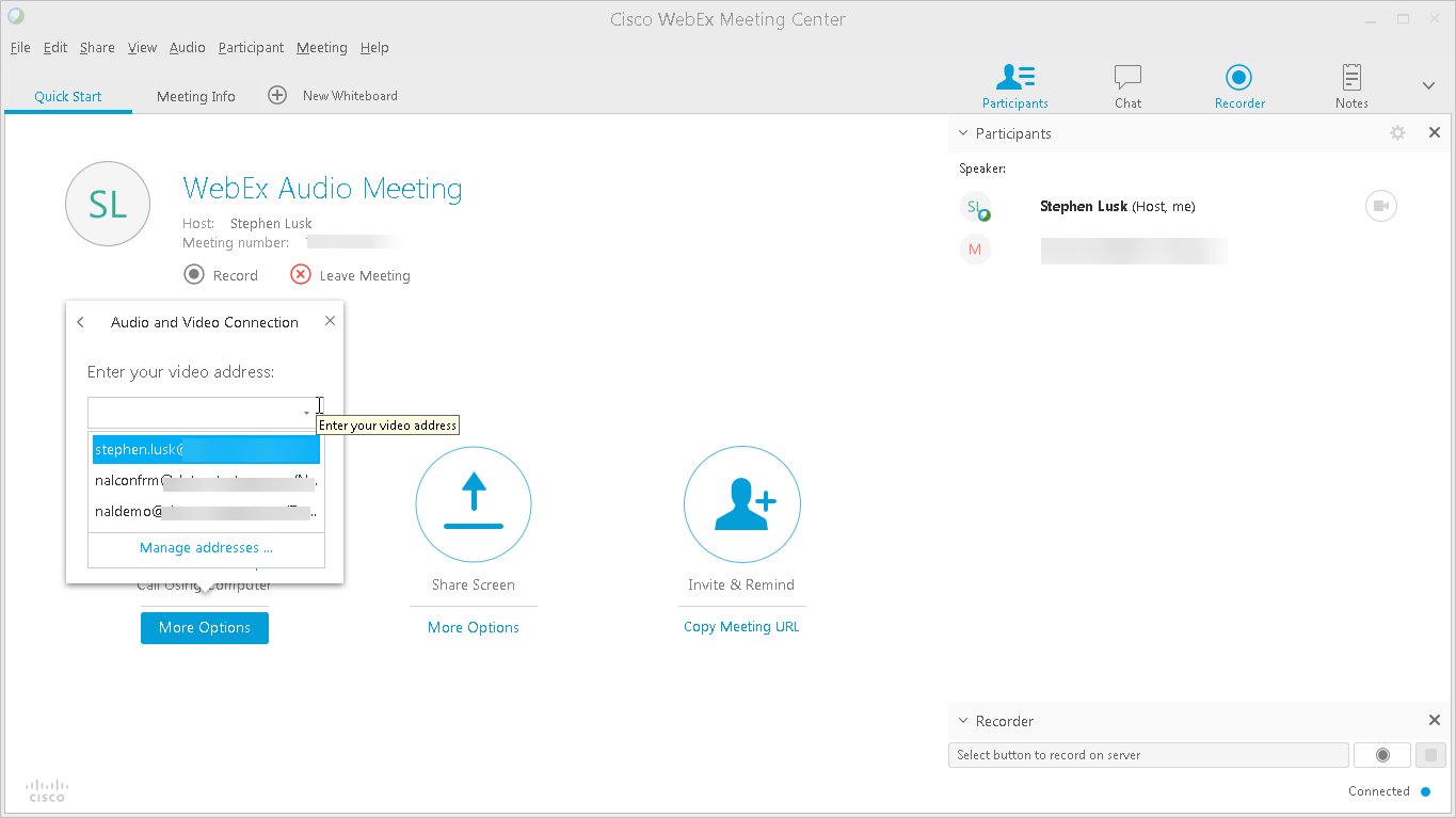 Webex as Host showing URI.png